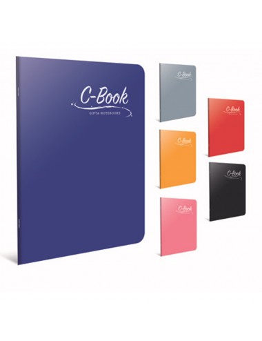 Gıpta C Book Dikişli Plastik Kapak Defter A5 60 YP Kare