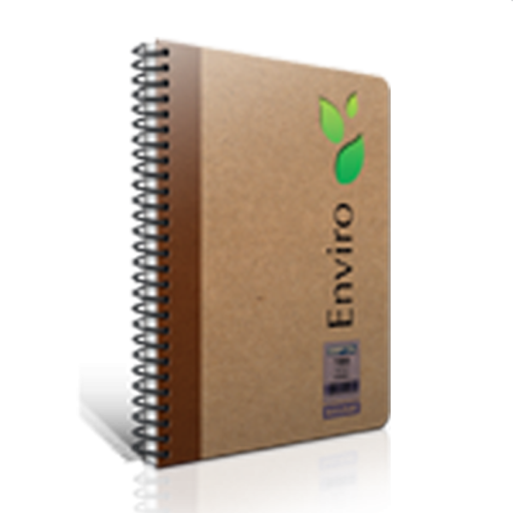  Gıpta Spiralli Defter Enviro Sert Kapak Çizgili 100 YP A4 Kraft 1791