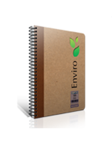  Gıpta Spiralli Defter Enviro Sert Kapak Çizgili 100 YP A4 Kraft 1791