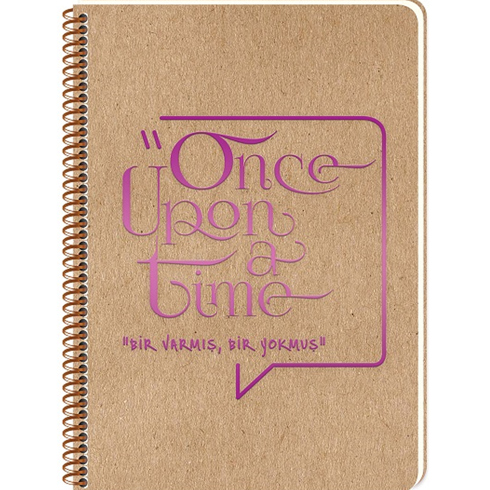  Keskin Color Spiralli S.Kapak Funky Defter 16,5x22,5 80 YP Çizgili