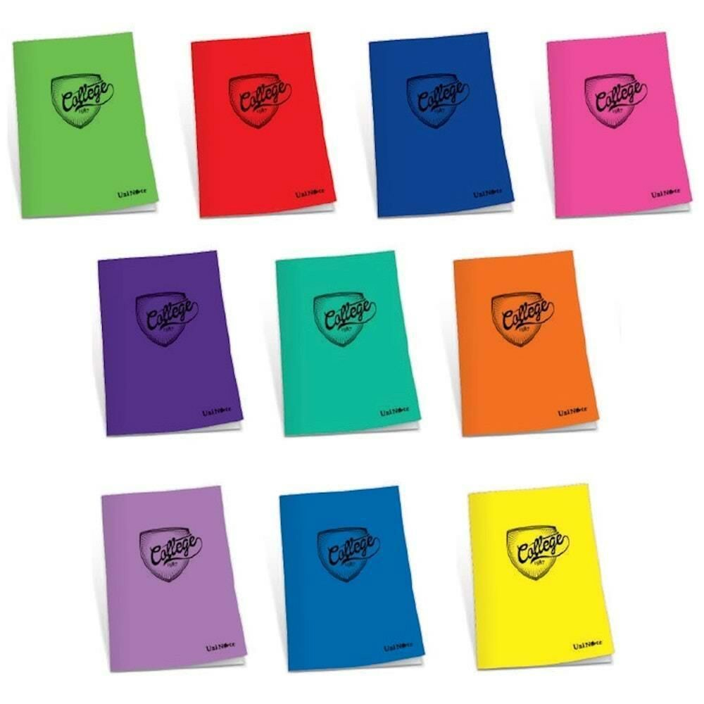  Çınar College Plastik Kapak Defter College Dikişli A4 40 YP Kareli