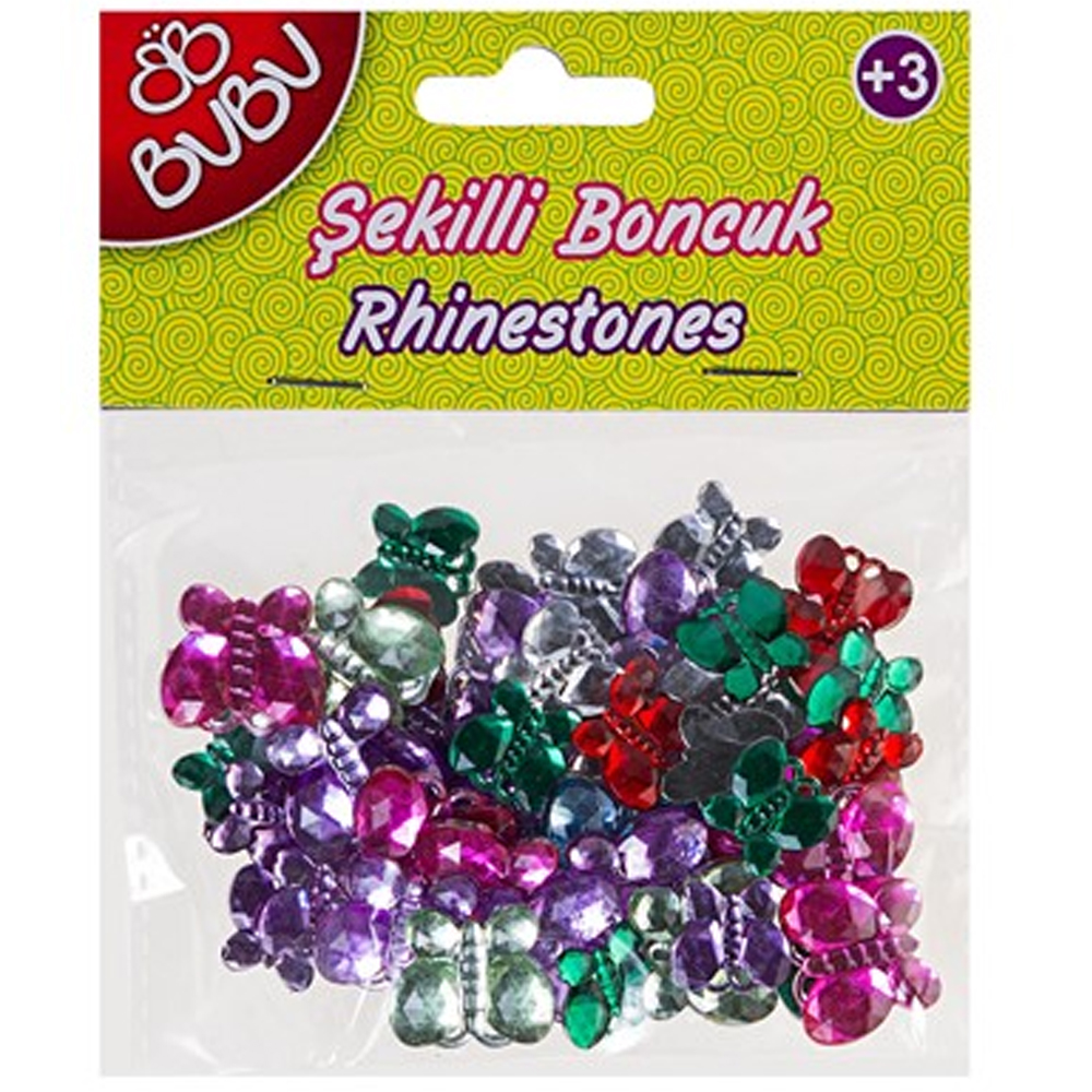  Bu-Bu Şekilli Boncuk Seti 25 Li Pvc