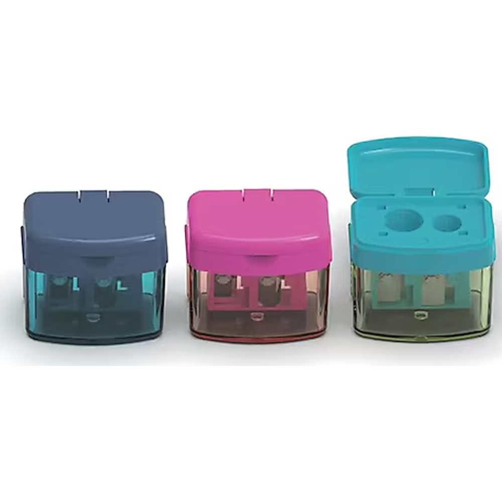 Faber-Castell Kalemtıraş Minibox Duo Trendy 12 Li 