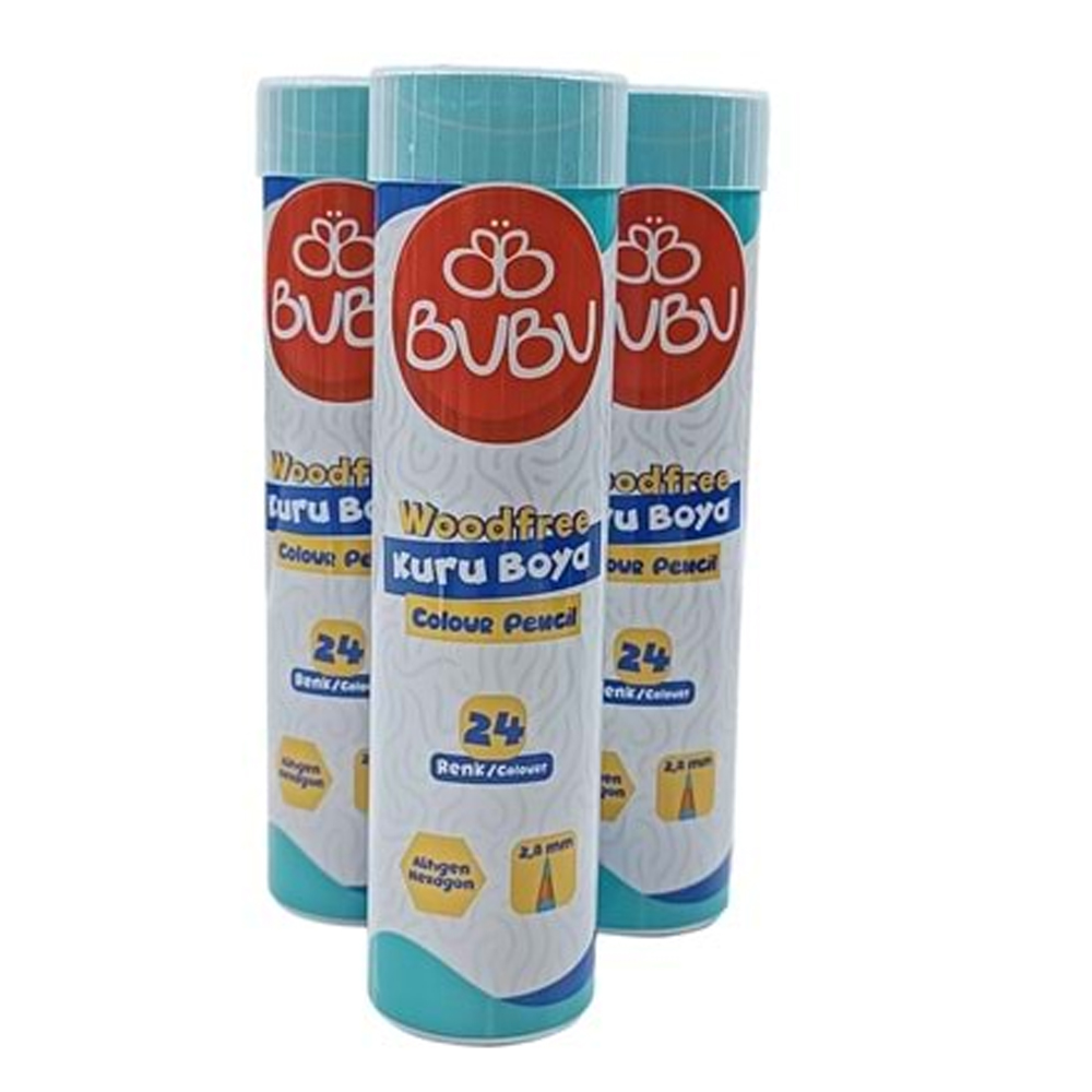  Bu-Bu Kuru Boya Woodfree Tüp 24 Lü Bubu