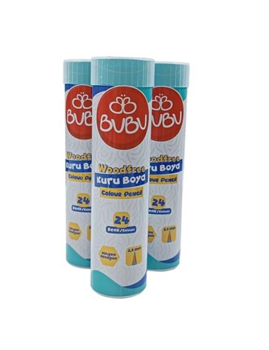  Bu-Bu Kuru Boya Woodfree Tüp 24 Lü Bubu