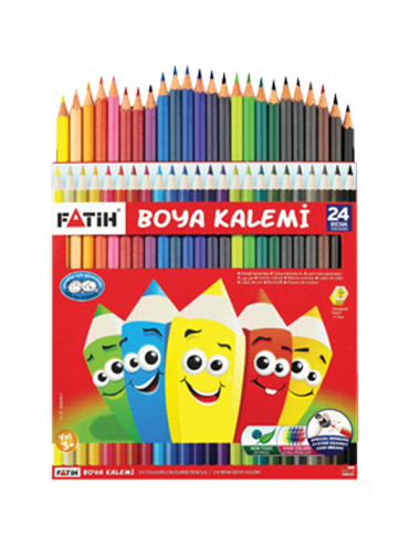  Fatih Kuru Boya Karton Kutu Tam Boy 24 LÜ 33225