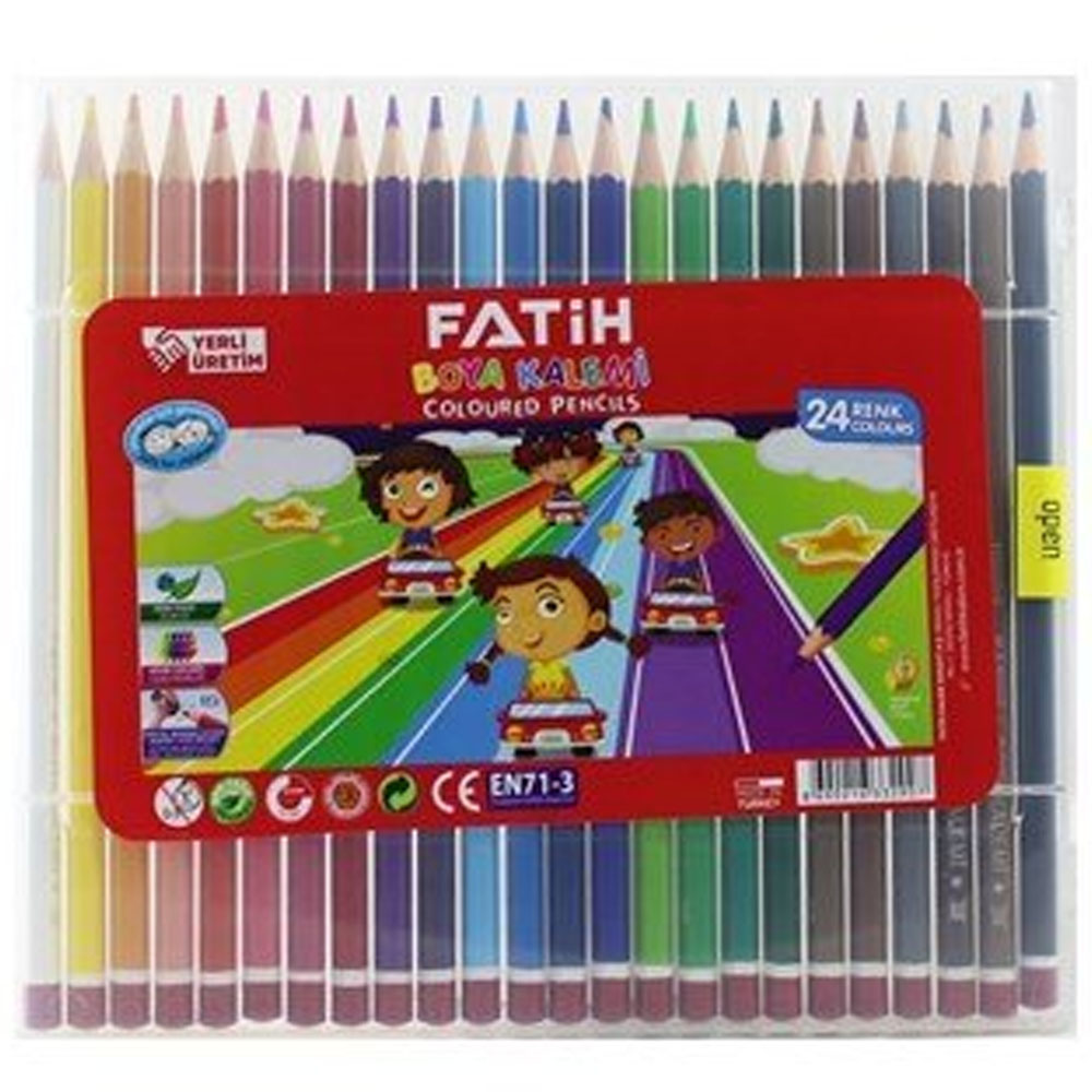 Fatih Kuru Boya Mercanlı Çantalı 24 Renk
