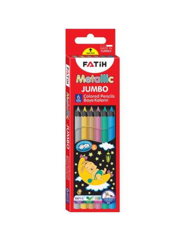 Fatih Kuru Boya Tam Boy Jumbo Metalik 6 LI 