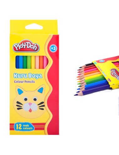 Play-Doh Kuru Boya Tam Boy 12 Renk PLAY-KU001