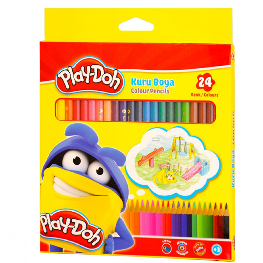 Play-Doh Kuru Boya Tam Boy 24 Renk