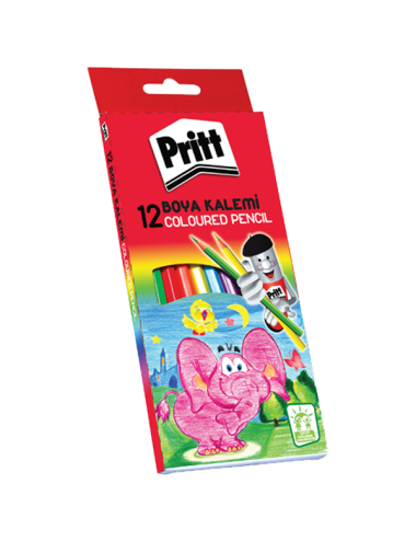  Pritt Kuru Boya Karton Kutu Tam Boy 12 Renk 1219734