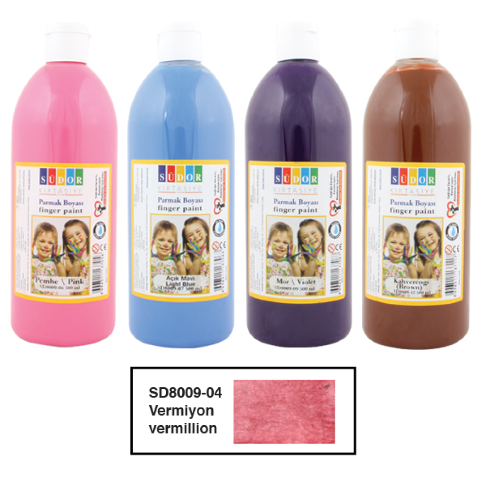  Südor Parmak Boyası 500 ML Vermiyon