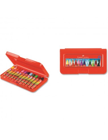  Faber-Castell Pastel Boya 12 Renk Plastik Kutu