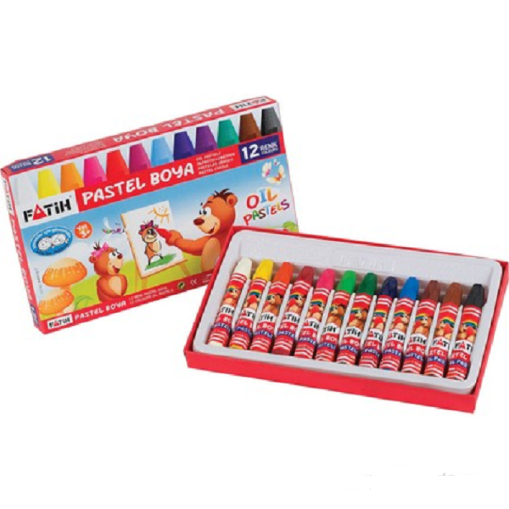 Fatih Pastel Boya Karton Kutu 12 Renk