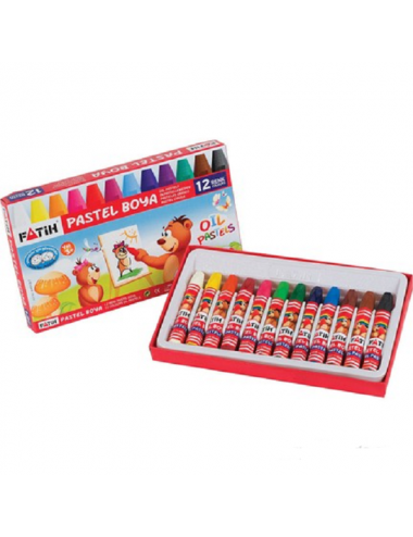 Fatih Pastel Boya Karton Kutu 12 Renk