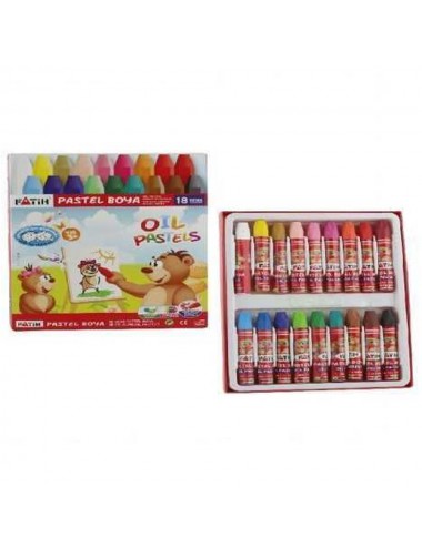  Fatih Pastel Boya Karton Kutu 18 Renk
