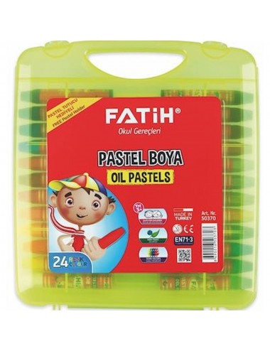  Fatih Pastel Boya Çantalı 24 Renk