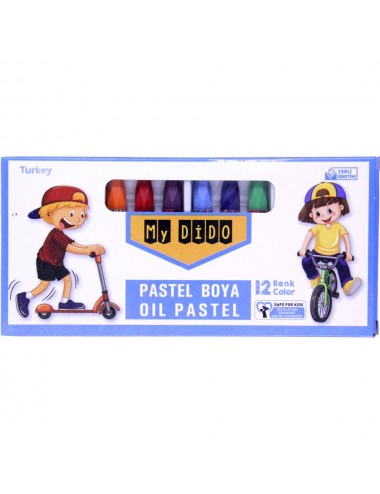 My Dido Pastel Boya Karton Kutu Köşeli 12 Renk