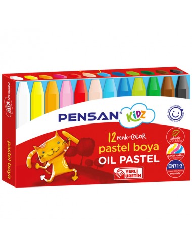  Pensan Pastel Boya Kidz 12 Renk