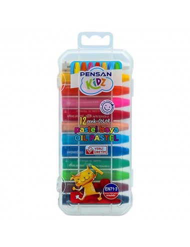  Pensan Pastel Boya Kidz Pratik Kutulu 12 Renk