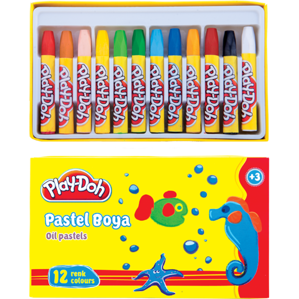  Play-Doh Pastel Boya 12 Renk
