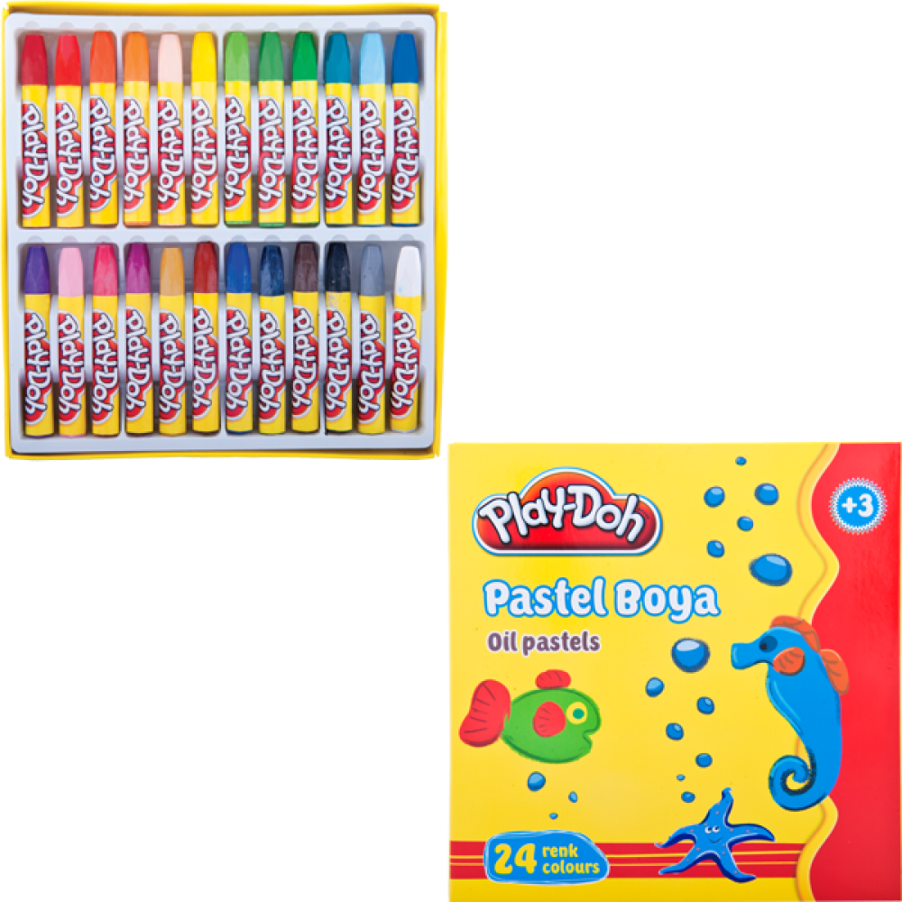  Play-Doh Pastel Boya 24 Renk