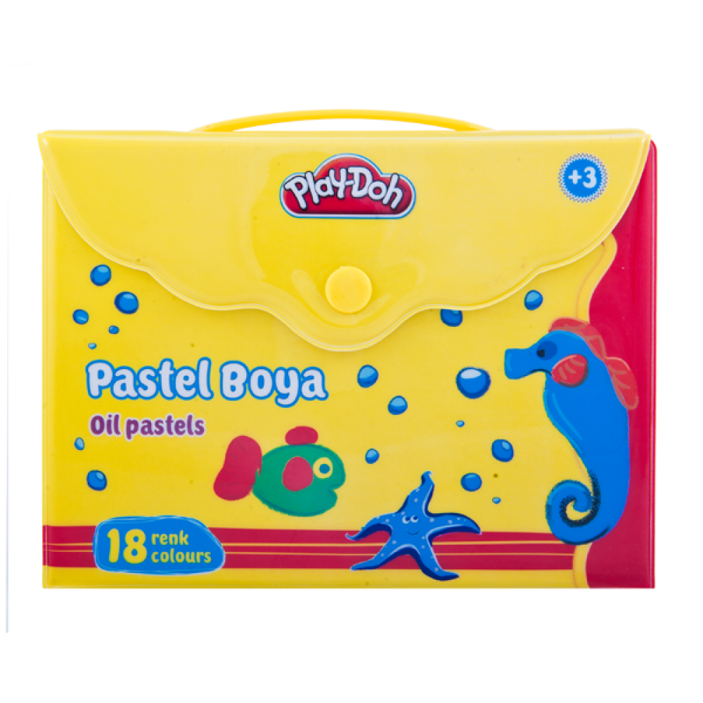  Play-Doh Pastel Boya Çantalı 18 Renk