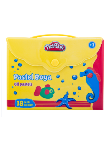  Play-Doh Pastel Boya Çantalı 18 Renk