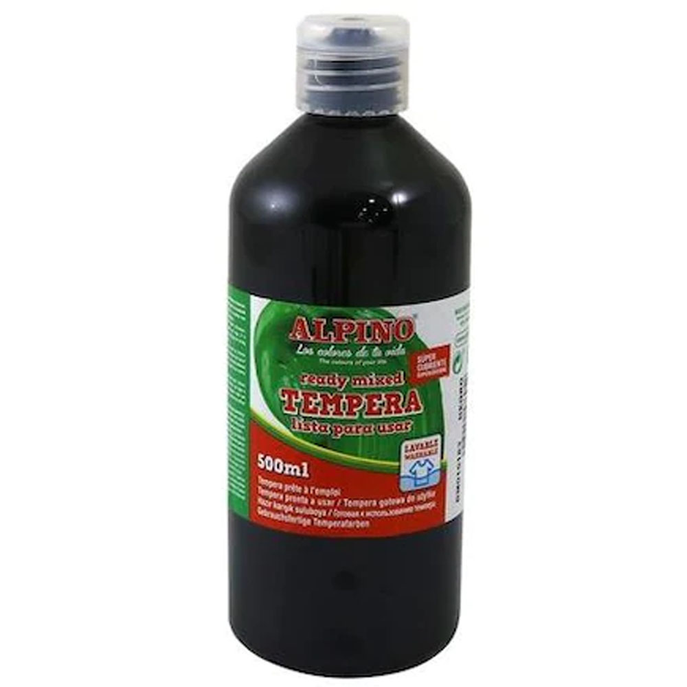  Alpino Sulu Boya Tempera 250 ML Siyah