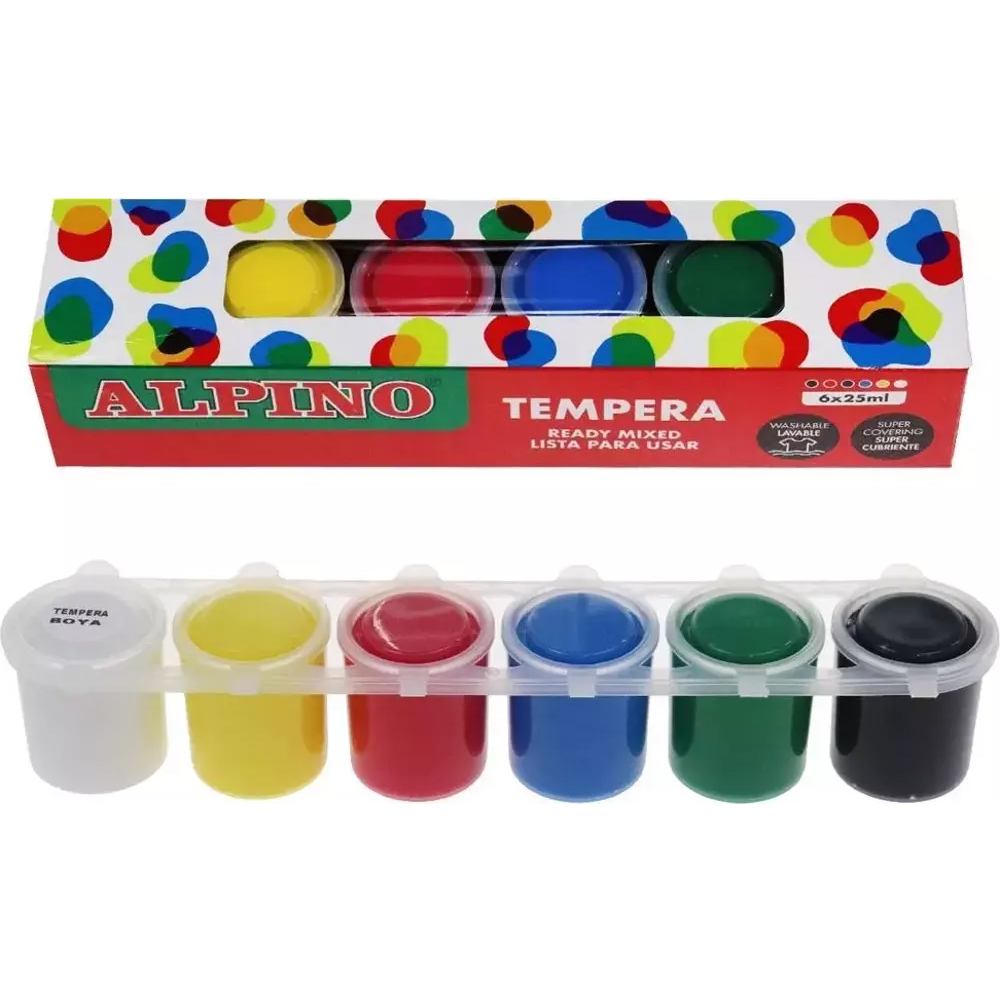  Alpino Sulu Boya Tempera 6 Renk 25 ML