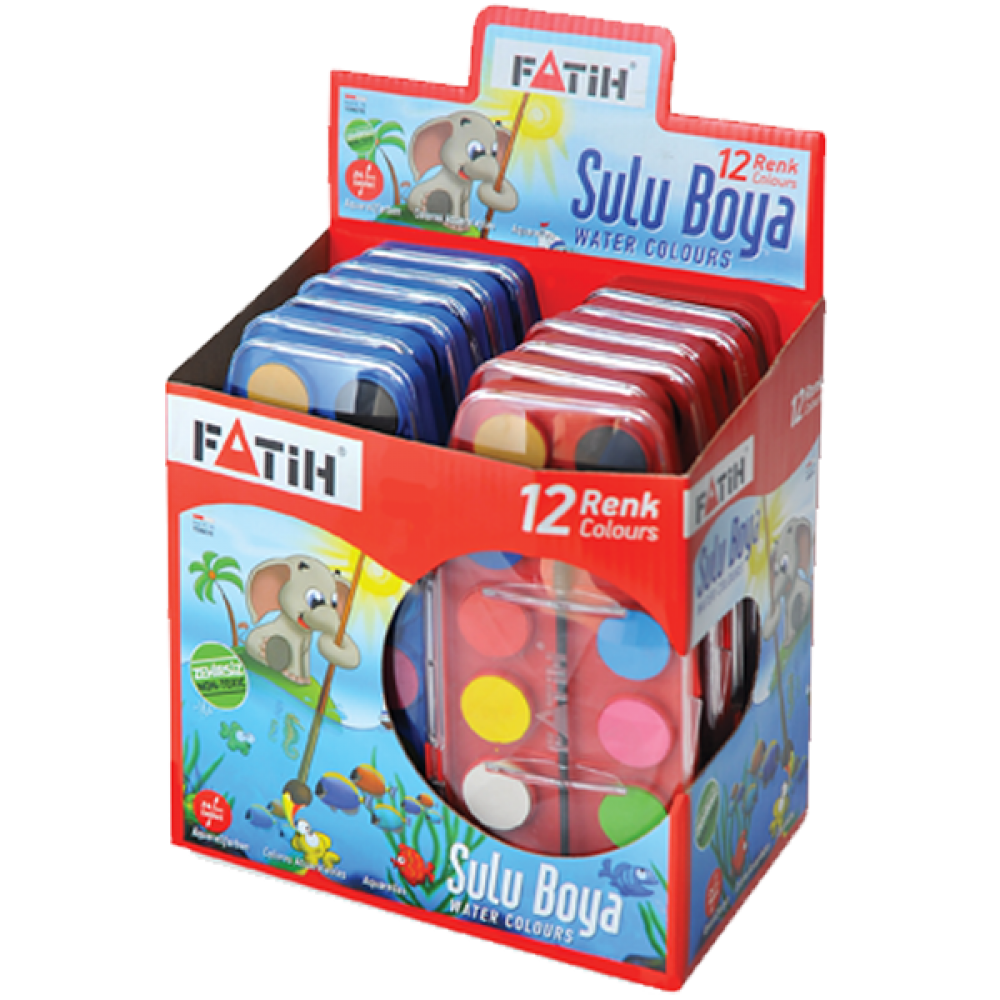  Fatih Sulu Boya 12 Renk 