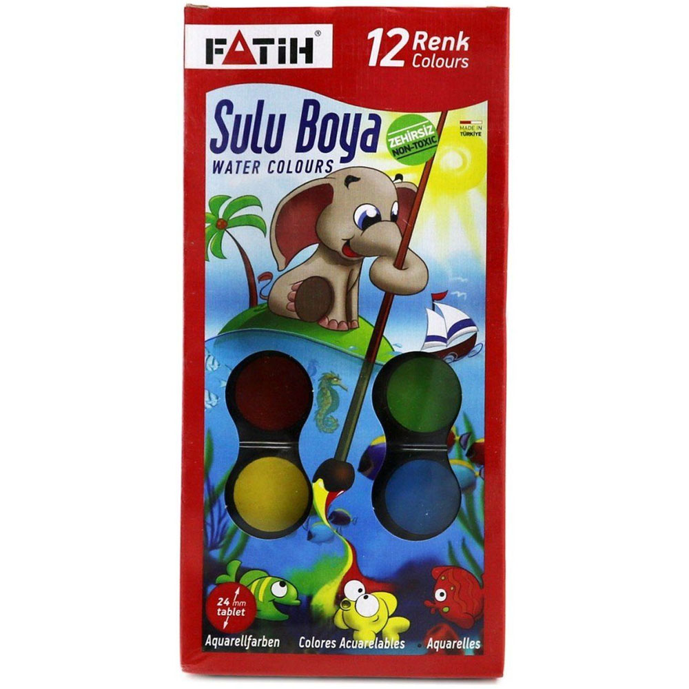  Fatih Sulu Boya Jumbo 12 Renk