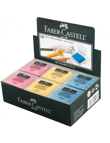  Faber-Castell Öğrenci Silgisi Hamur 18 Lİ Renkli