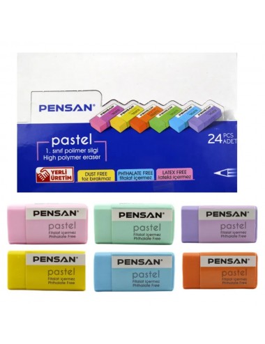 Pensan Silgi Pastel 24 LÜ PSS-24P