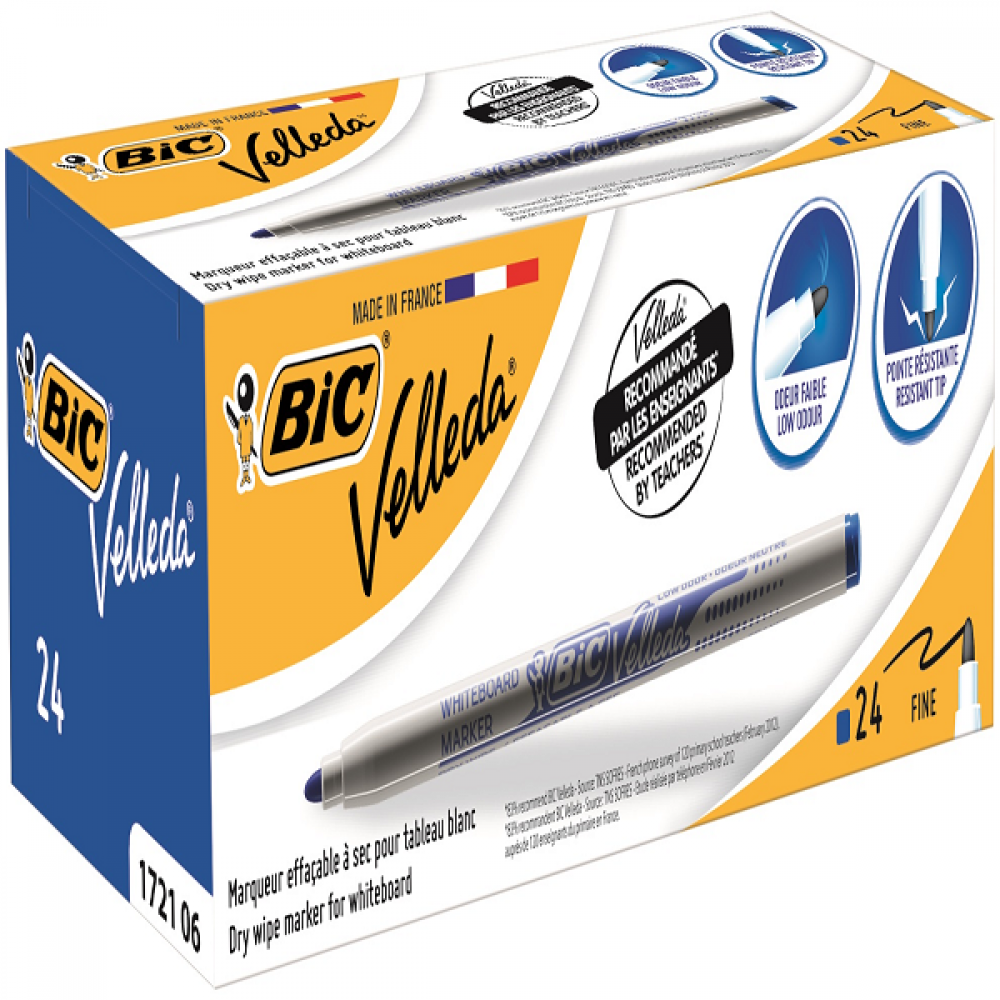  Bic Tahta Kalemi Yuvarlak Uçlu Velleda