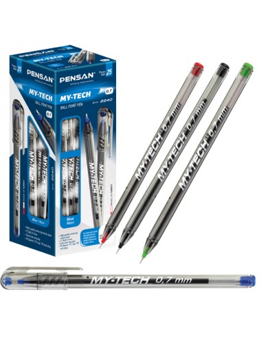 Pensan Tükenmez Kalem My-Tech 0.7 MM İğne Uç