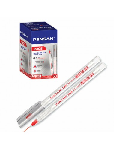 Pensan Tükenmez Kalem Üçgen 0.5 MM 50 Li