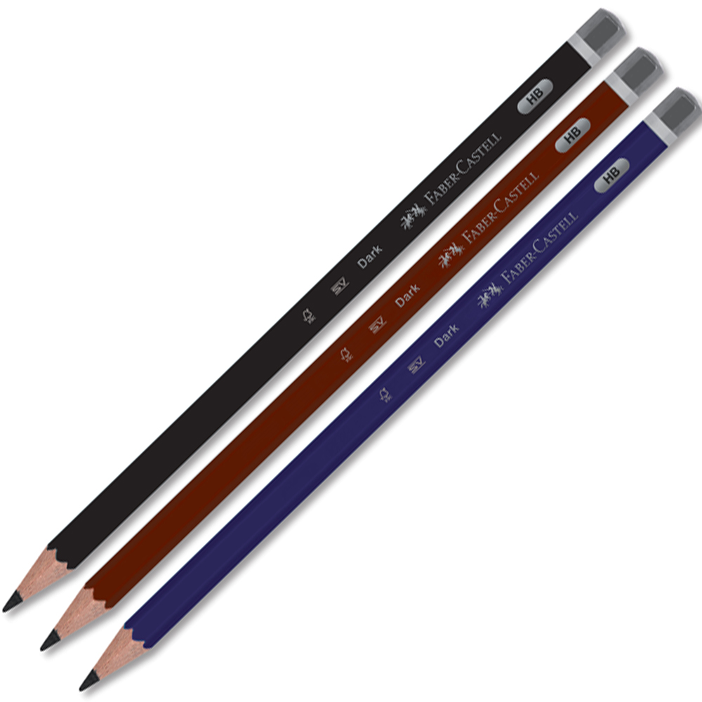  Faber-Castell Kurşun Kalem Mercanlı Dark HB