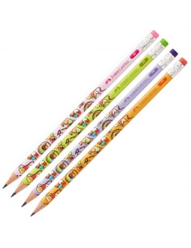 Faber-Castell Kurşun Kalem Silgili Jimnastik 2B