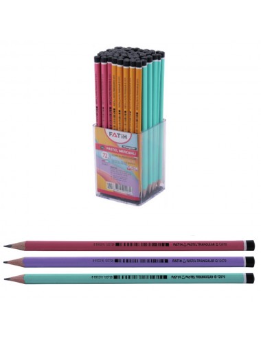 Fatih Kurşun Kalem Üçgen Mercanlı Pastel Renkli