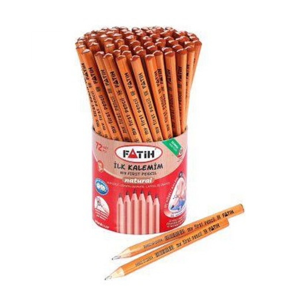  Fatih Kurşun Kalem İlk Kalemim Natural Üçgen