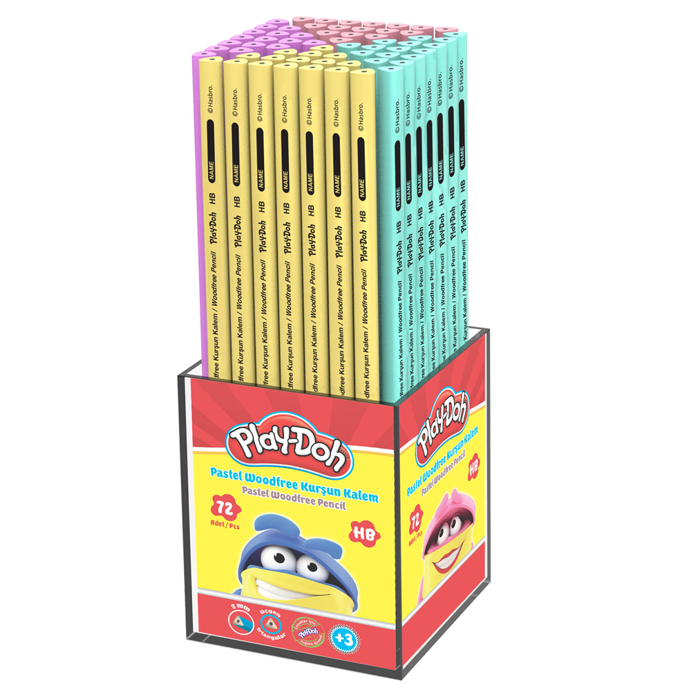 Play-Doh Kurşun Kalem Woodfree Pastel