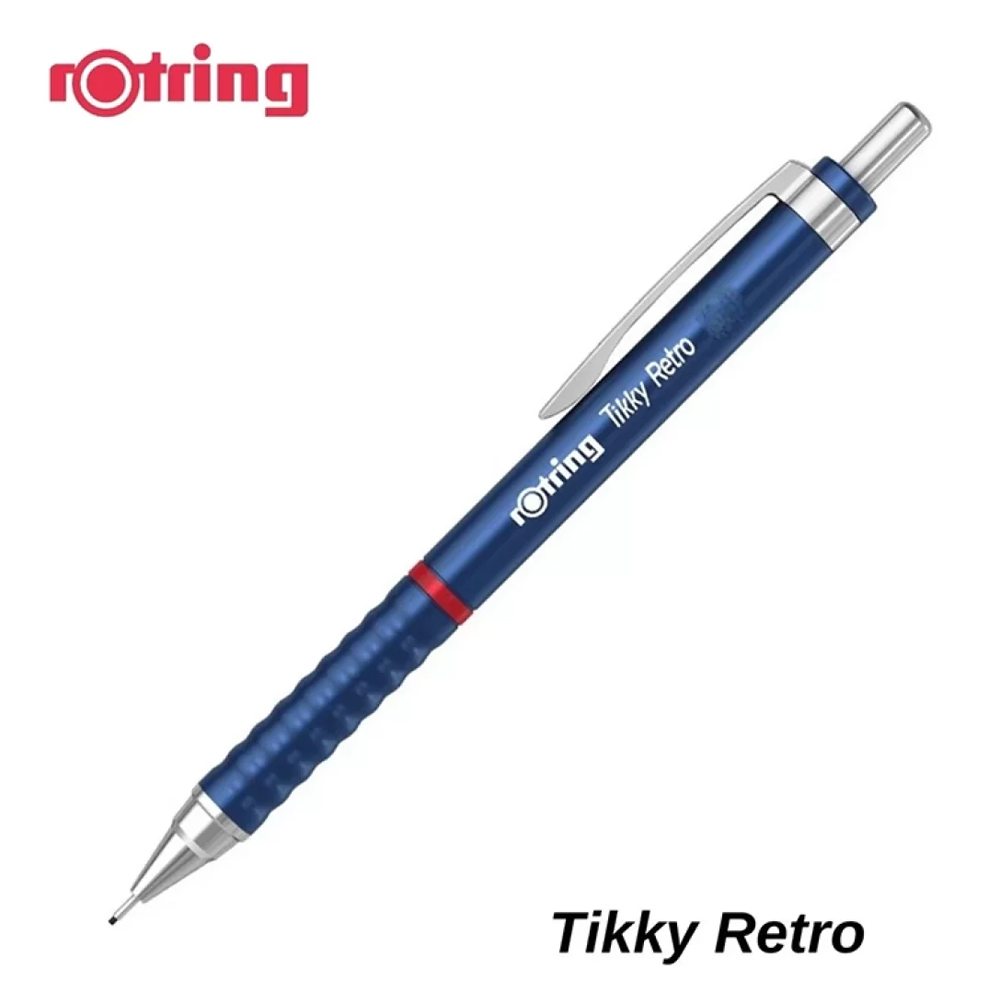 Rotring Versatil Kalem Tıkky Retro Metalik Mavi 0.5 MM 2202566
